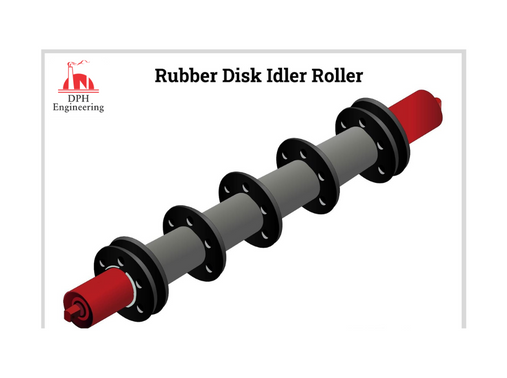 Rubber Disk Idler Roller